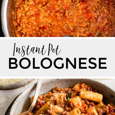 Instant Pot Bolognese Sauce