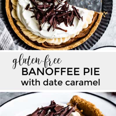 Gluten-free Banoffee Pie with Date Caramel