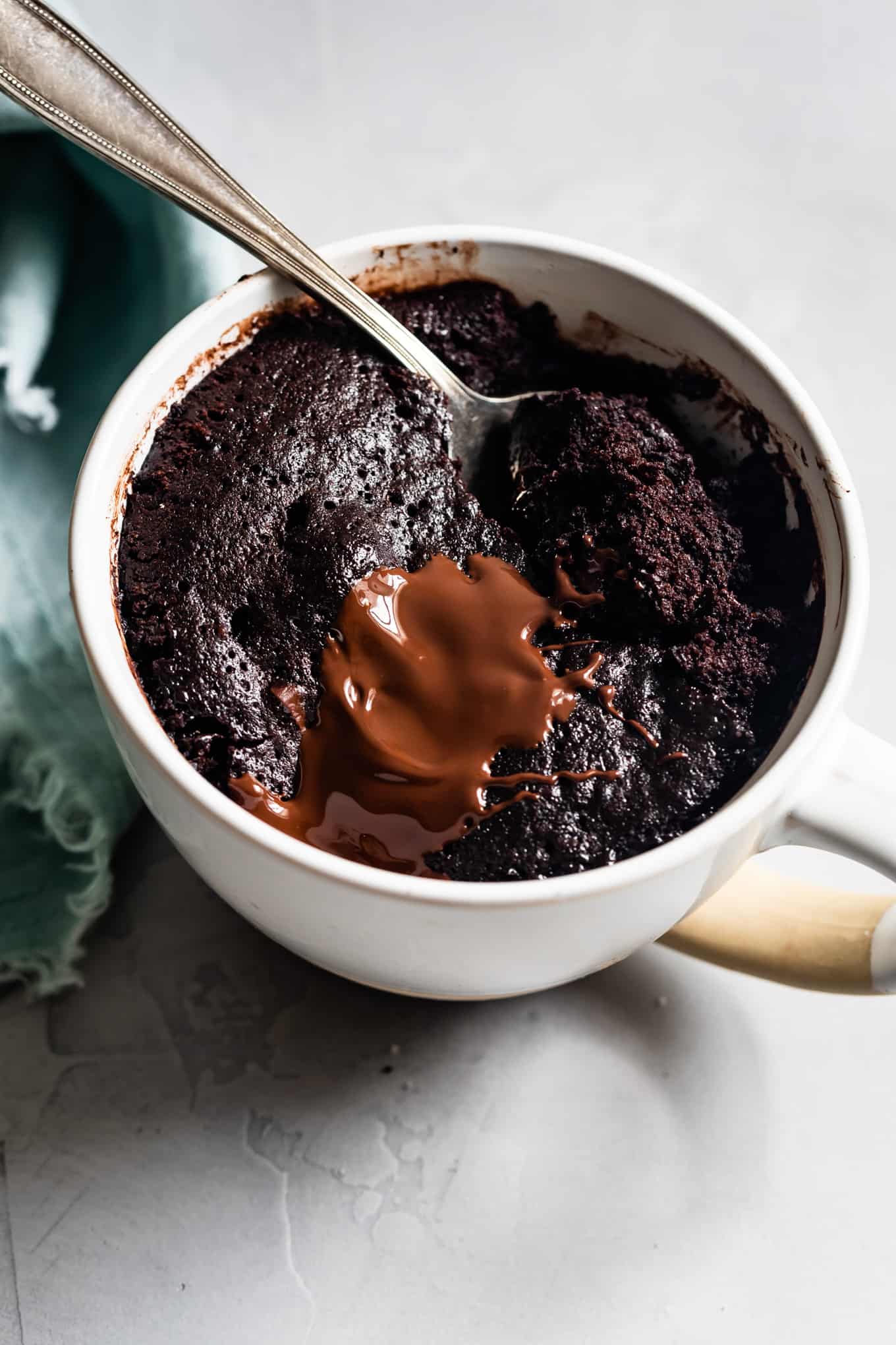 Chocolate Gluten-Free Cake in a Mug