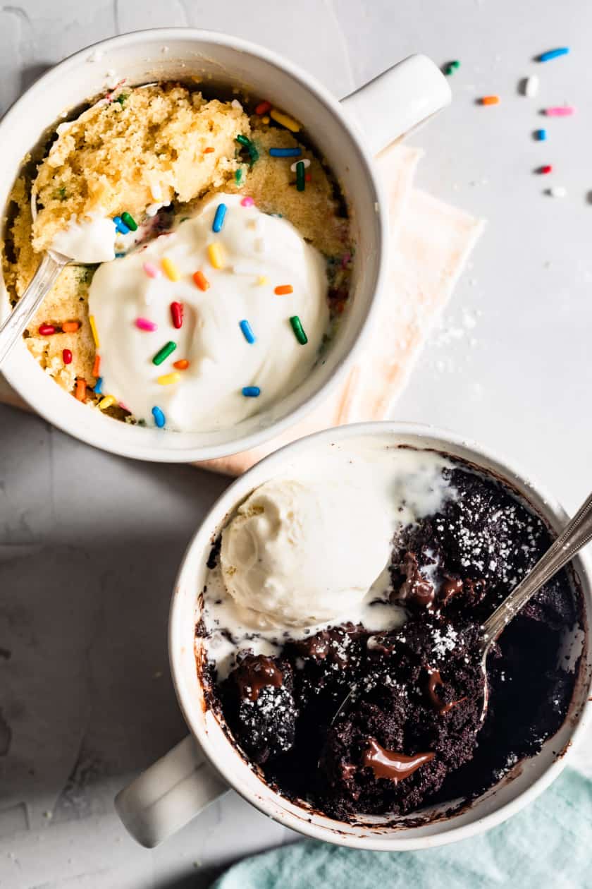 GlutenFree Mug Cake Two Ways Snixy Kitchen