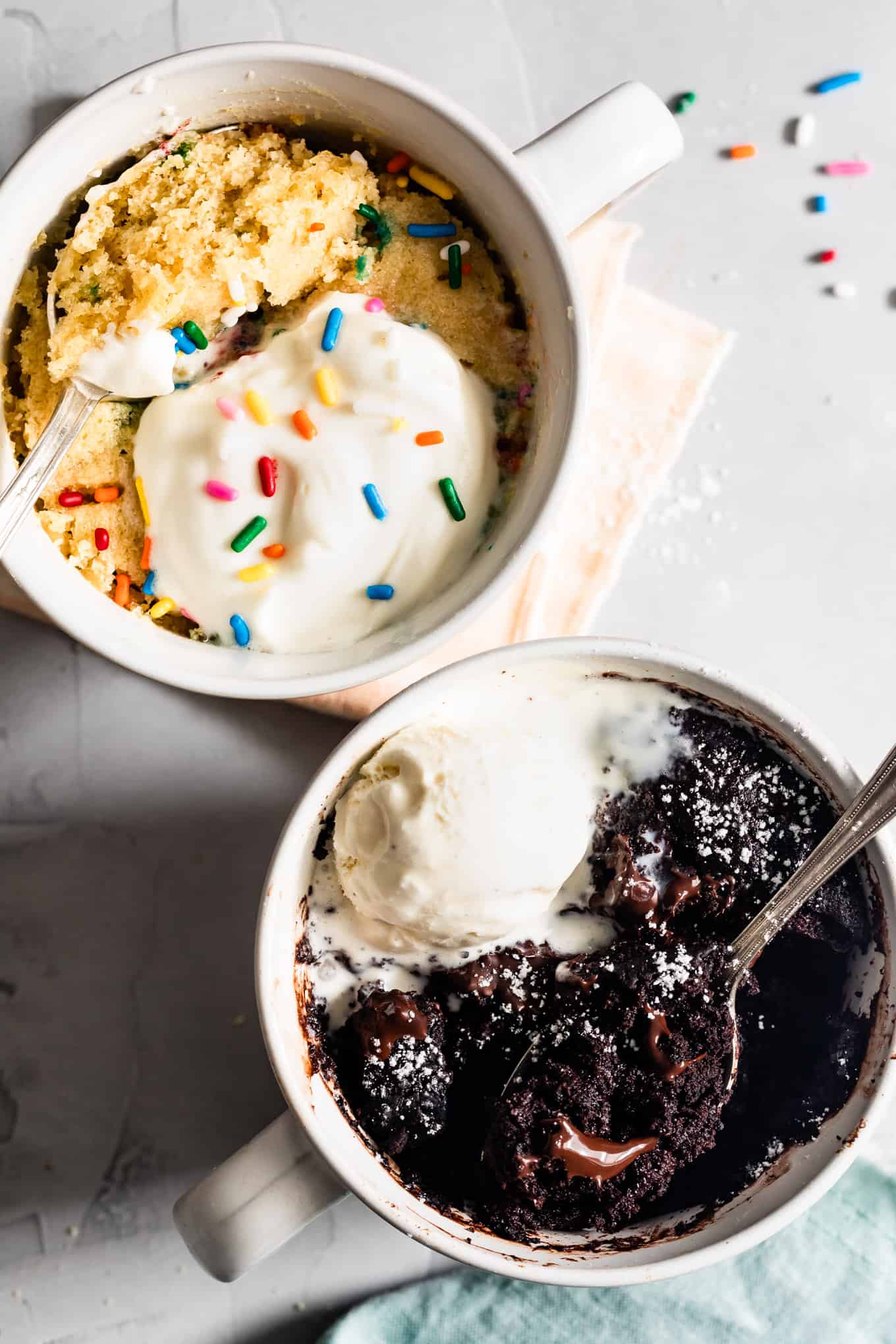 Gluten-Free Mug Cake - Two Ways - Snixy Kitchen