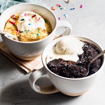 Gluten-Free Mug Cakes - Two Ways