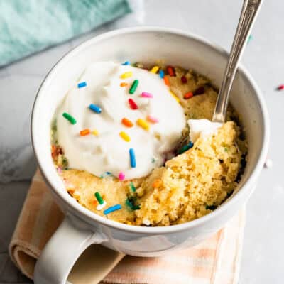Gluten-Free Vanilla Mug Cake