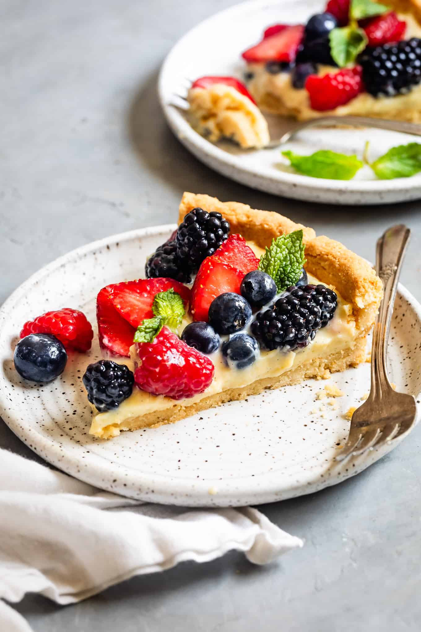 Gluten-Free Berry Tart with Pastry Cream