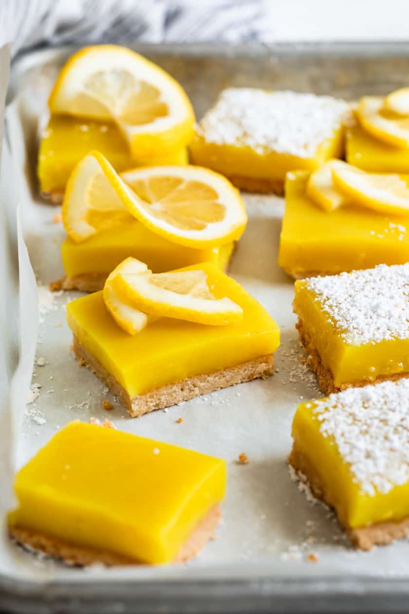 Vegan GlutenFree Lemon Bars Snixy Kitchen