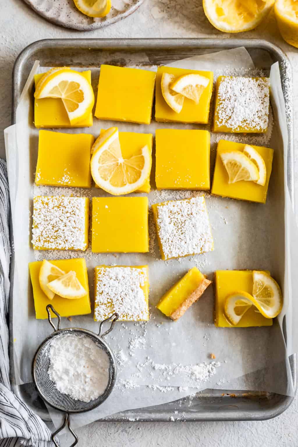 Vegan GlutenFree Lemon Bars Snixy Kitchen