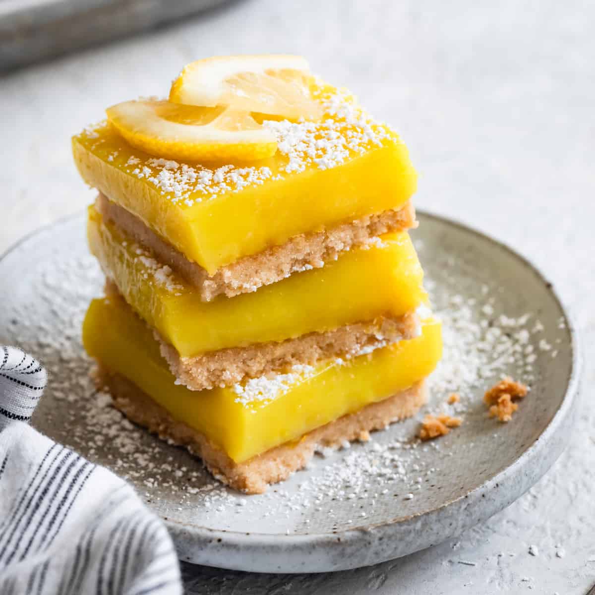 Vegan Gluten-Free Lemon Bars