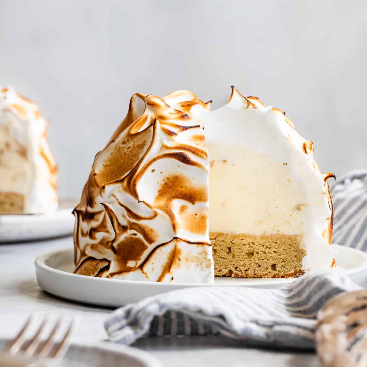 Gluten-Free Lemon Meringue Baked Alaska