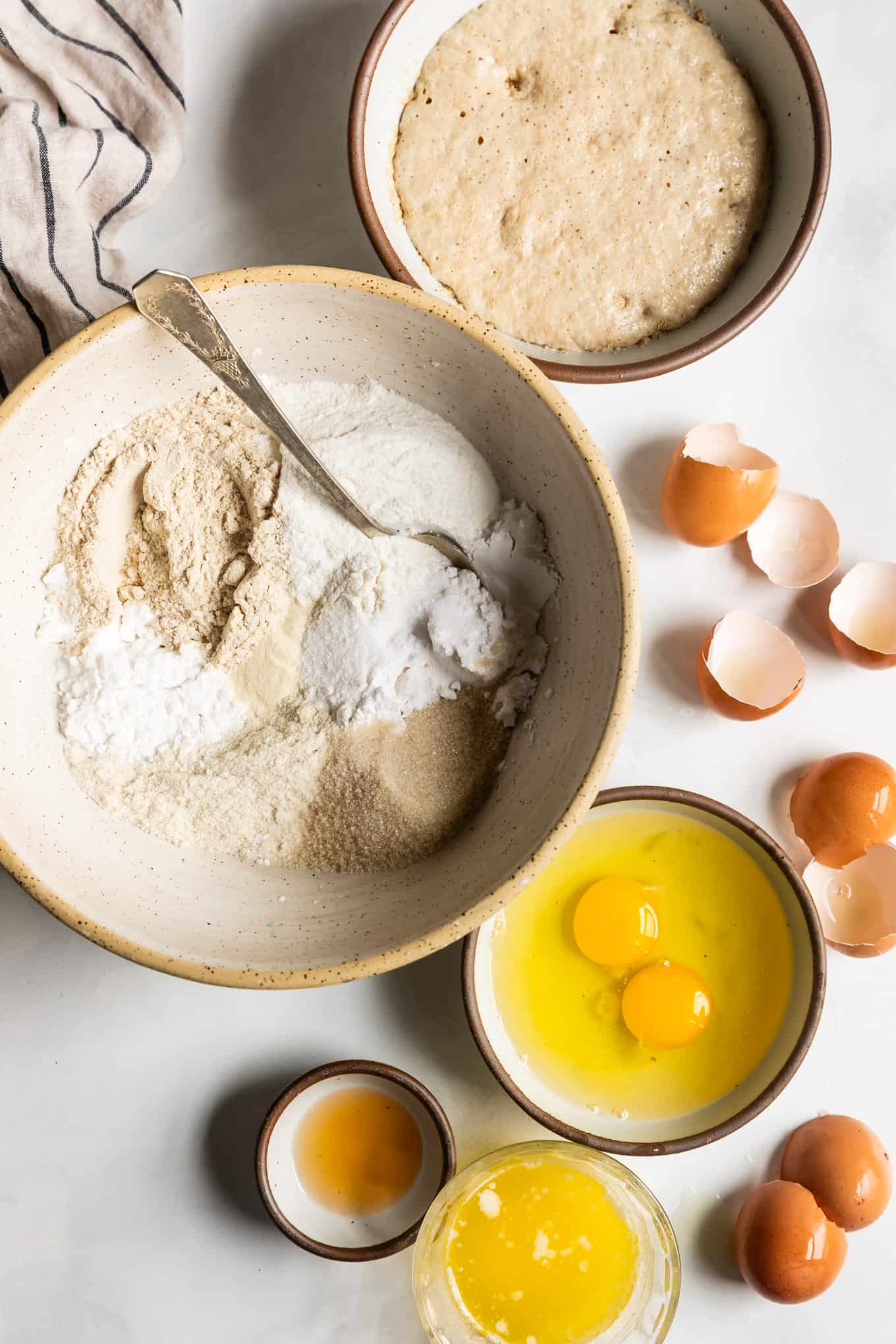 Ingredients for Gluten-Free Hamburger Buns