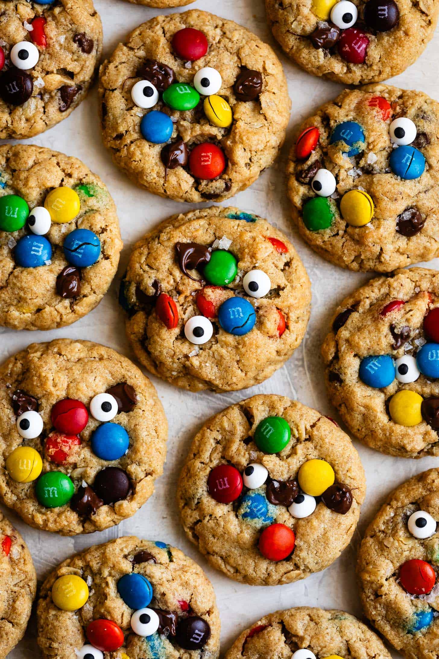 Gluten-Free Monster Cookies with Eyeballs