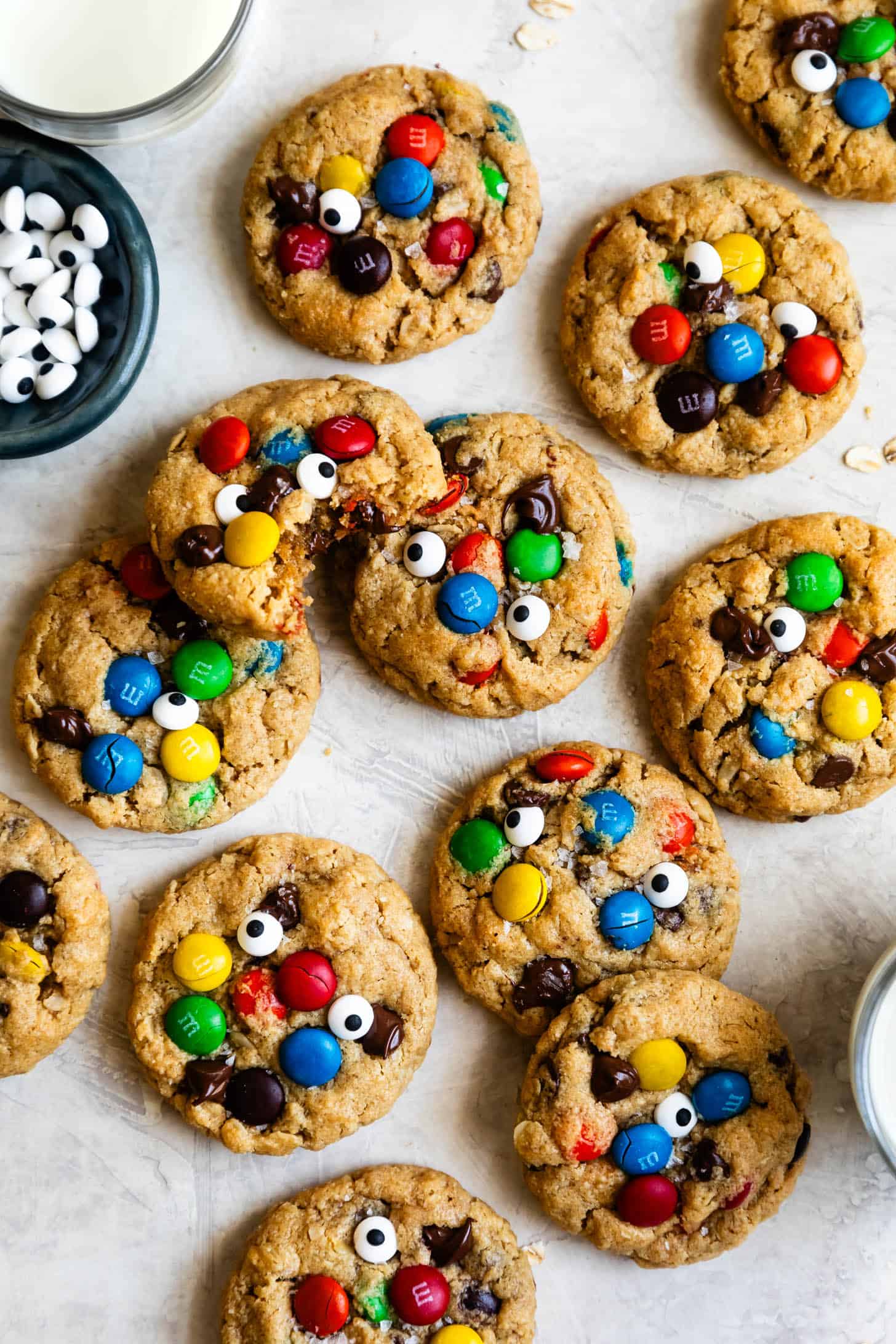 Bite of Gluten-Free Monster Cookies