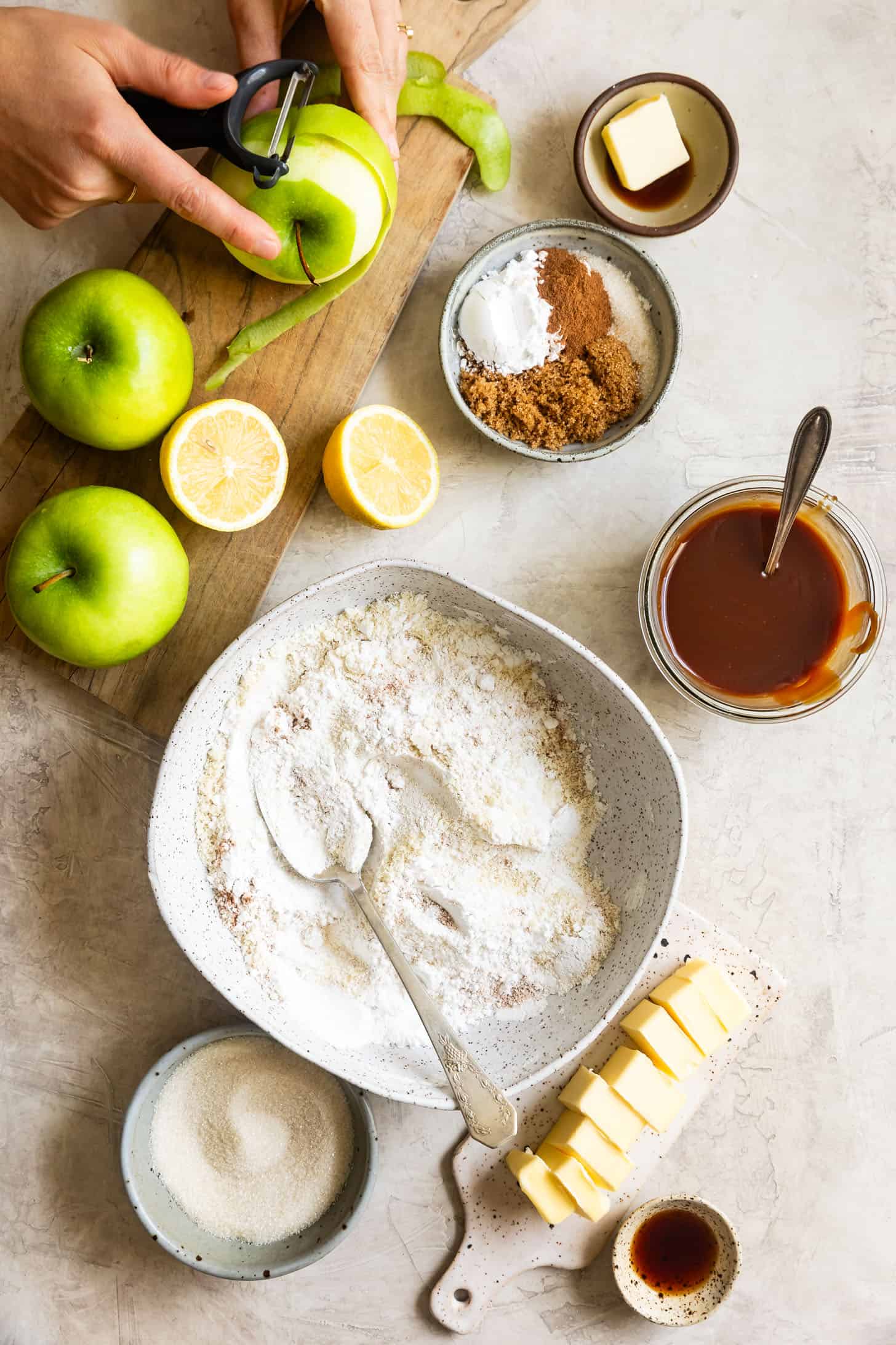 Ingredients for Gluten-Free Apple Pie Cookies