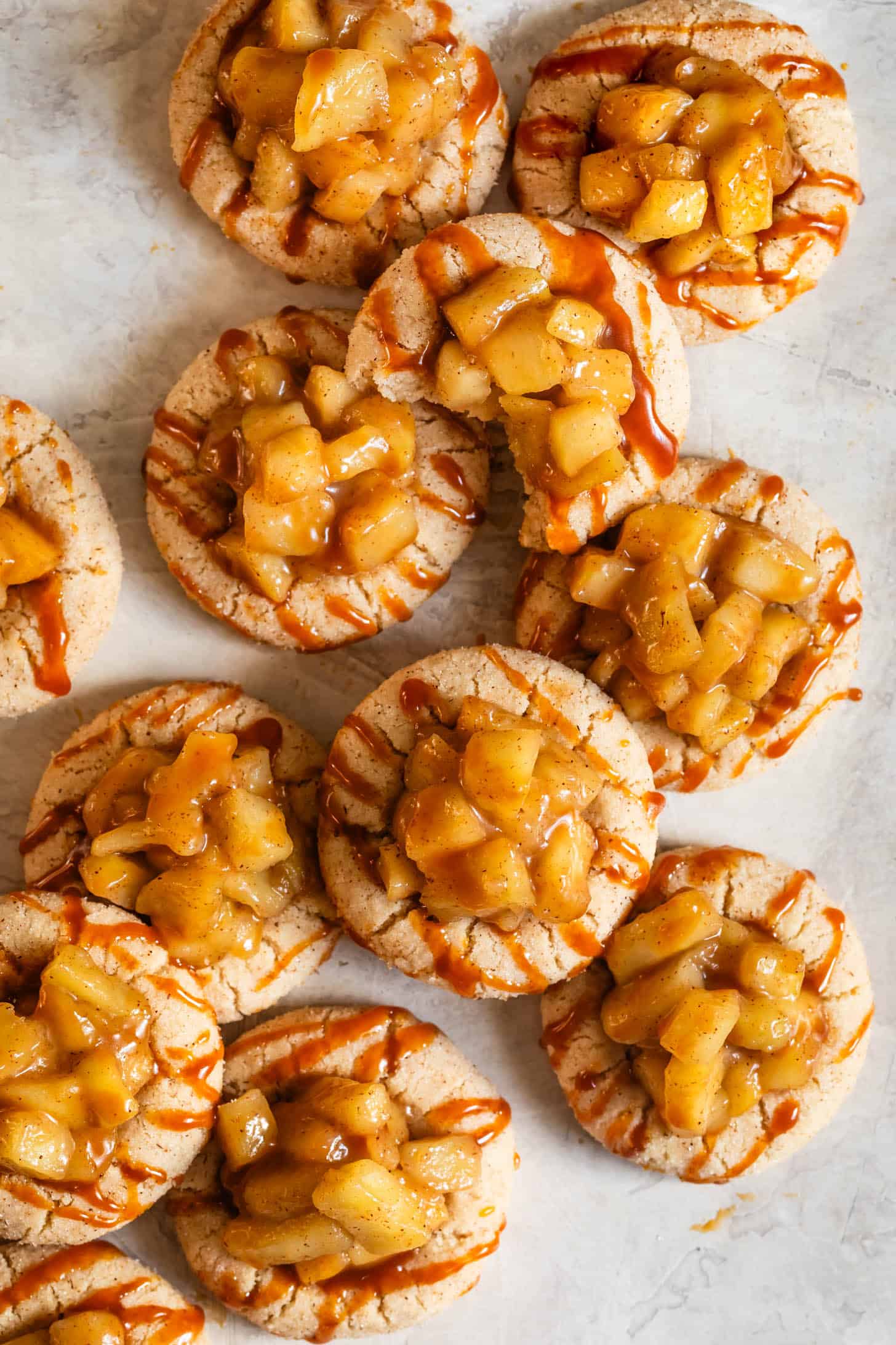 Gluten-Free Caramel Apple Cookies