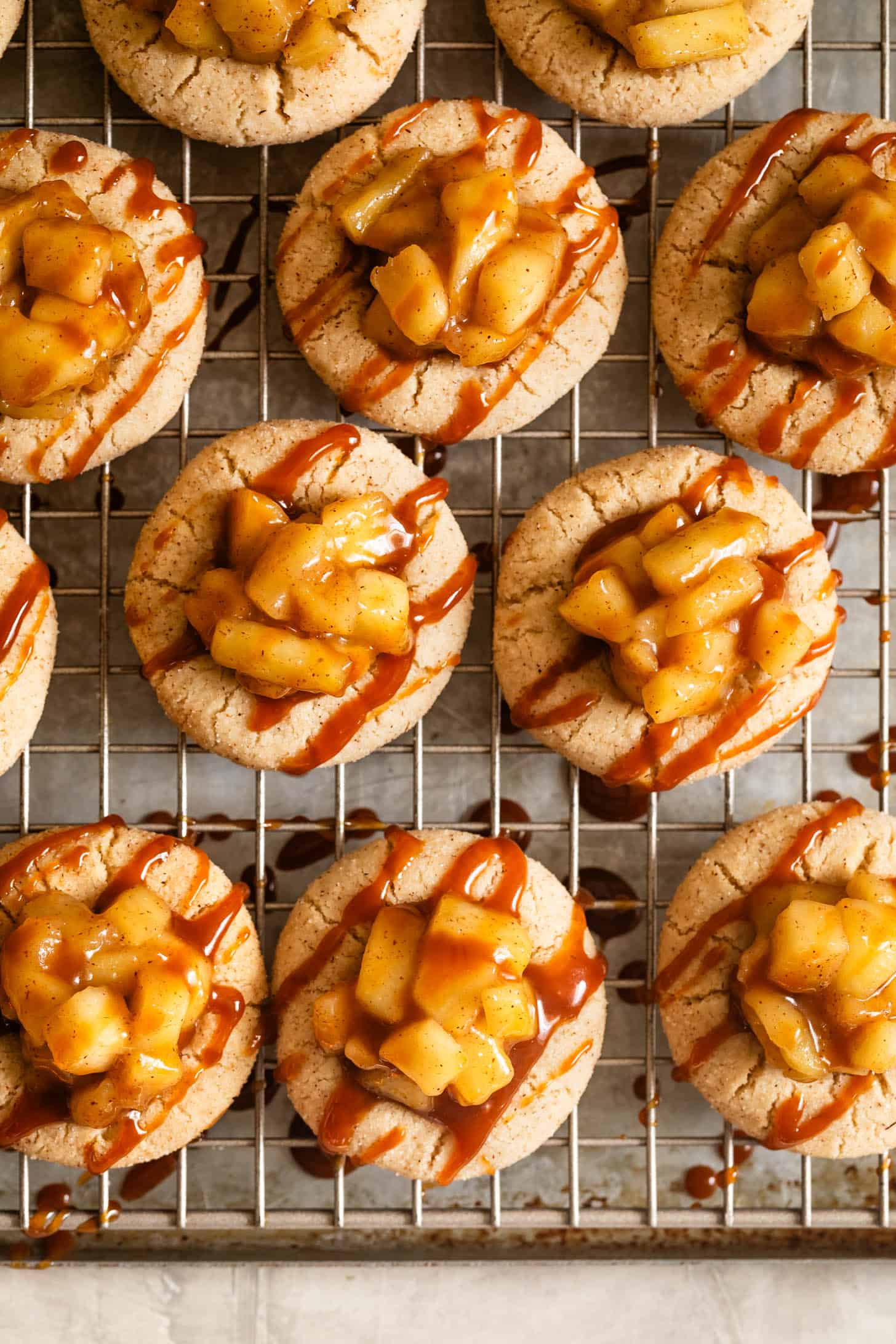 Gluten-Free Caramel Apple Cookies