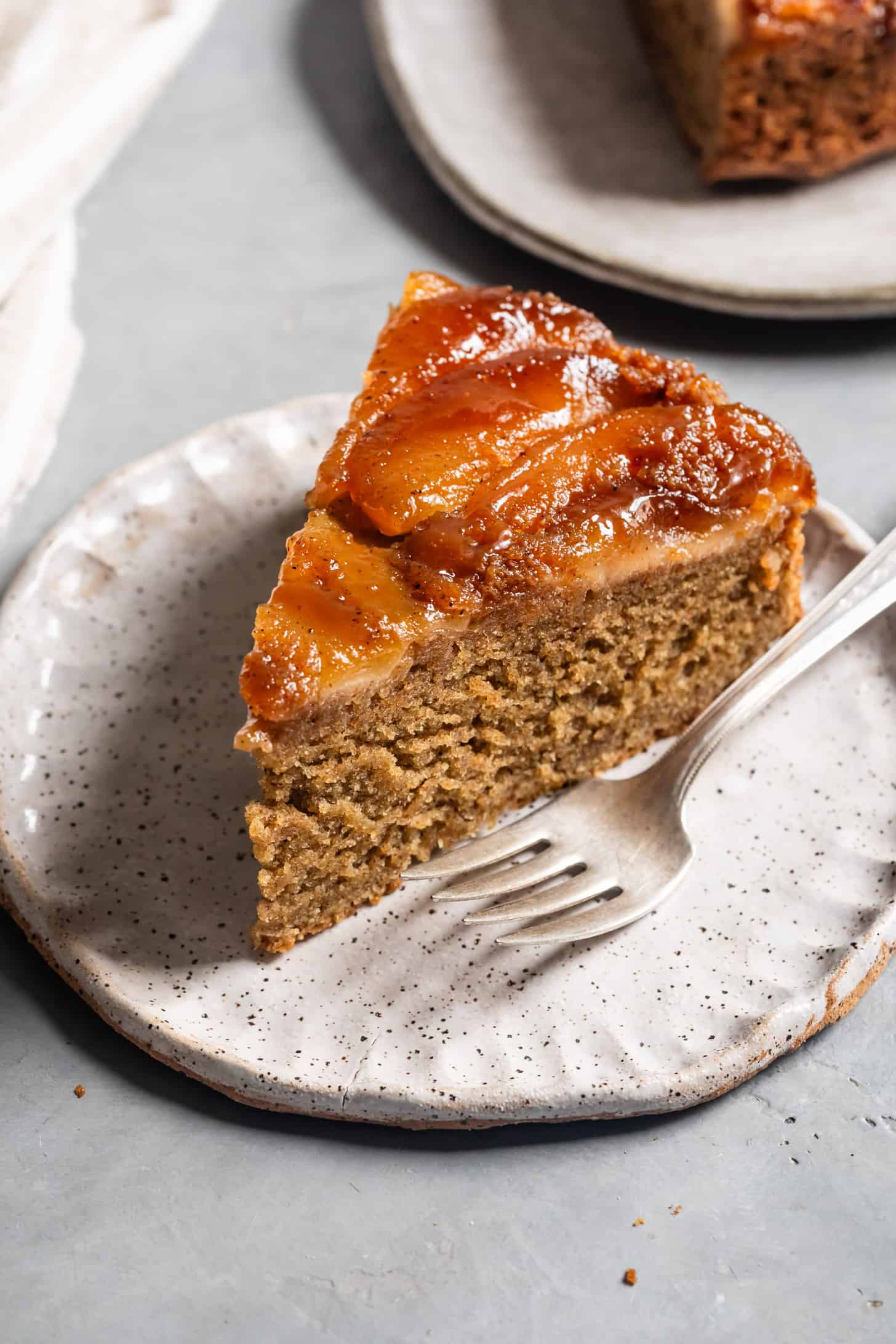 Fluffy Gluten-Free Apple Upside-Down Cake