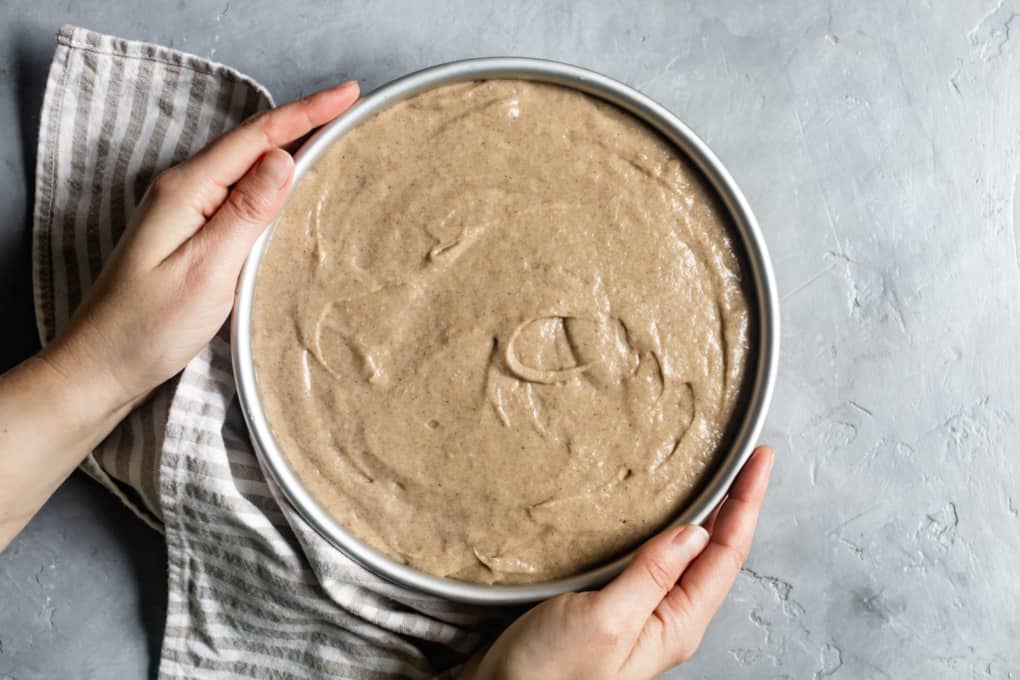Teff Flour Gluten-Free Apple Upside-Down Cake