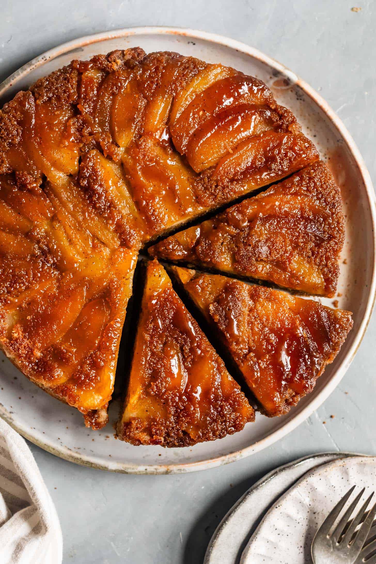 Gluten-Free Apple Upside-Down Cake 