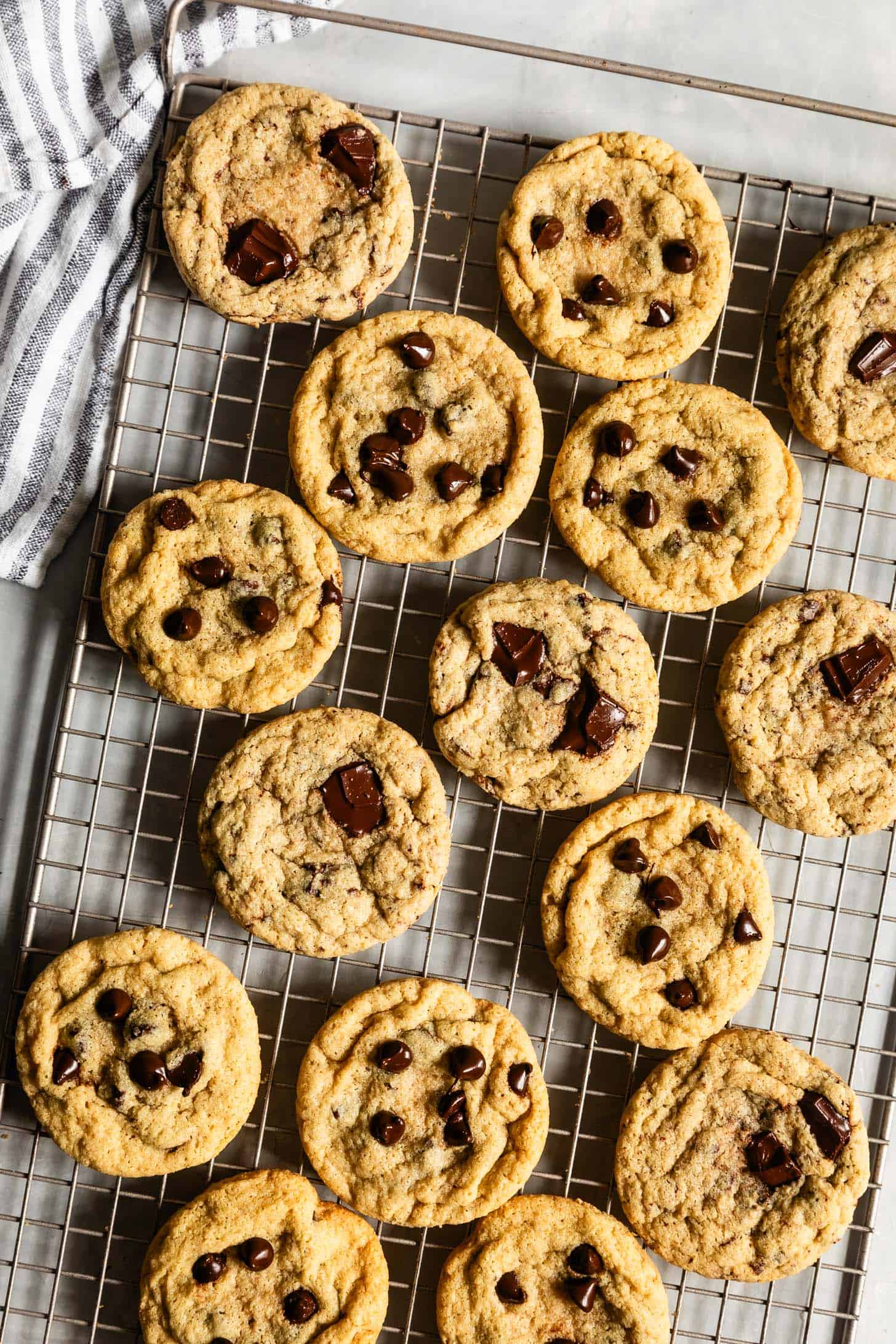 Oat Flour Chocolate Chip Cookies