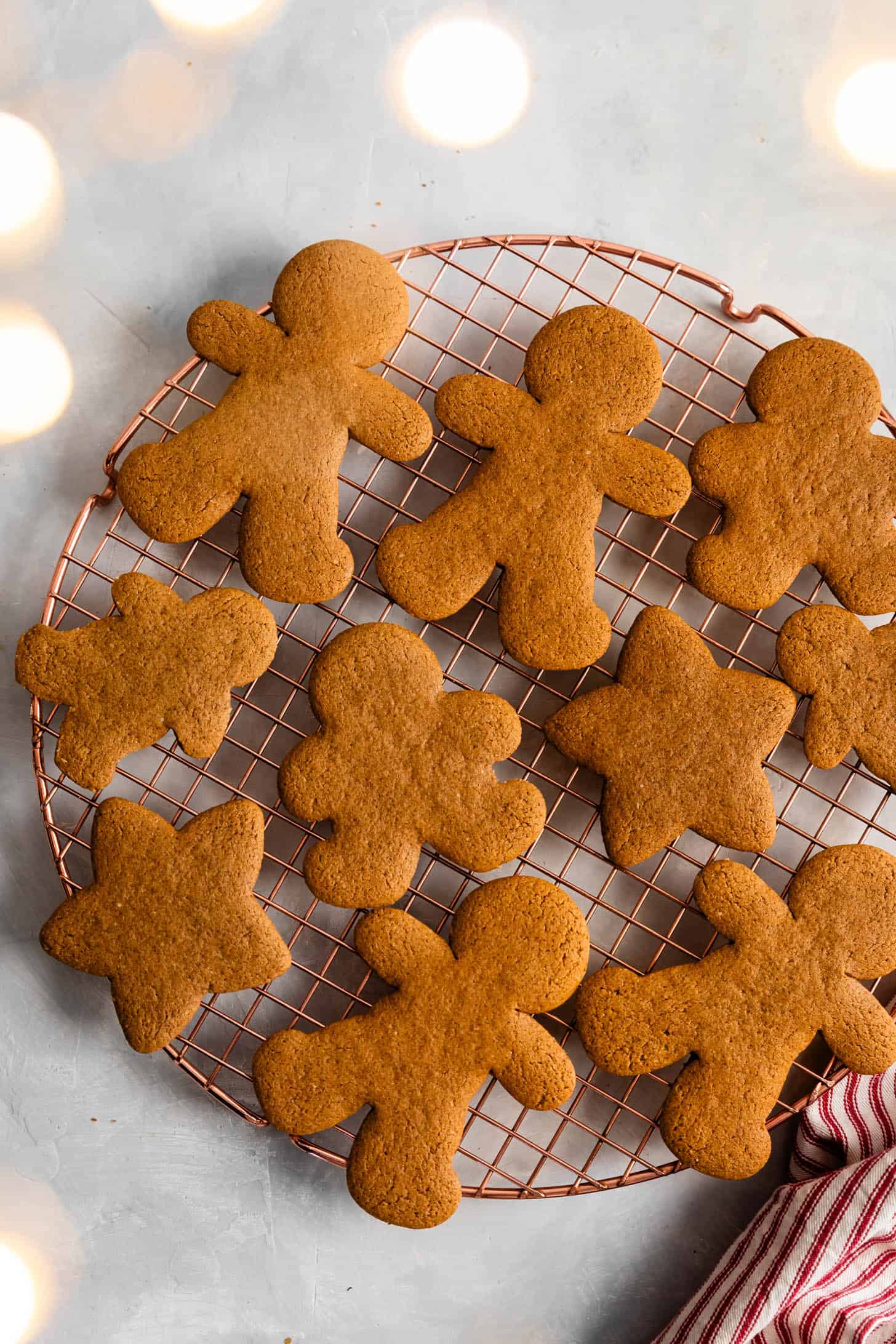 Soft and Chewy Gluten-Free Gingerbread Cut-Out Cookies