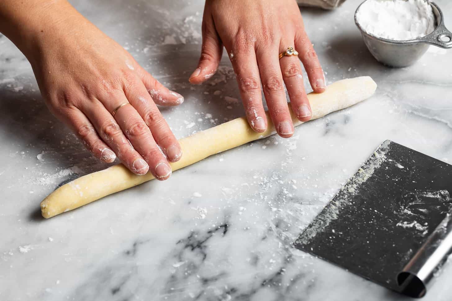 Rolling out Gluten-Free Gnocchi