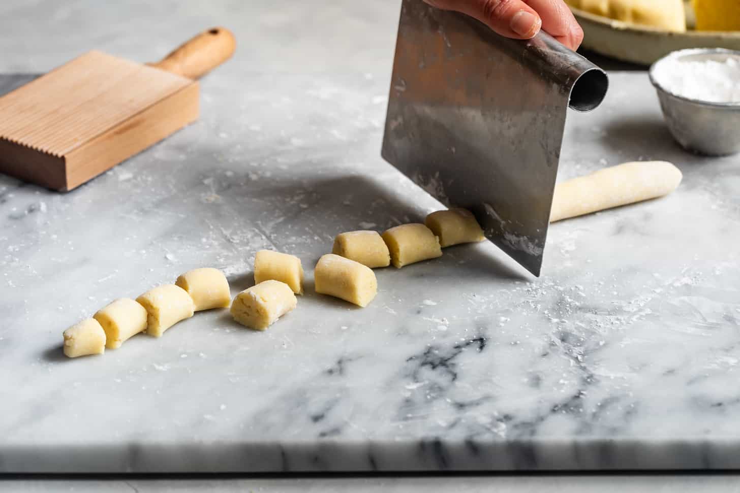 Cutting Gluten-Free Gnocchi