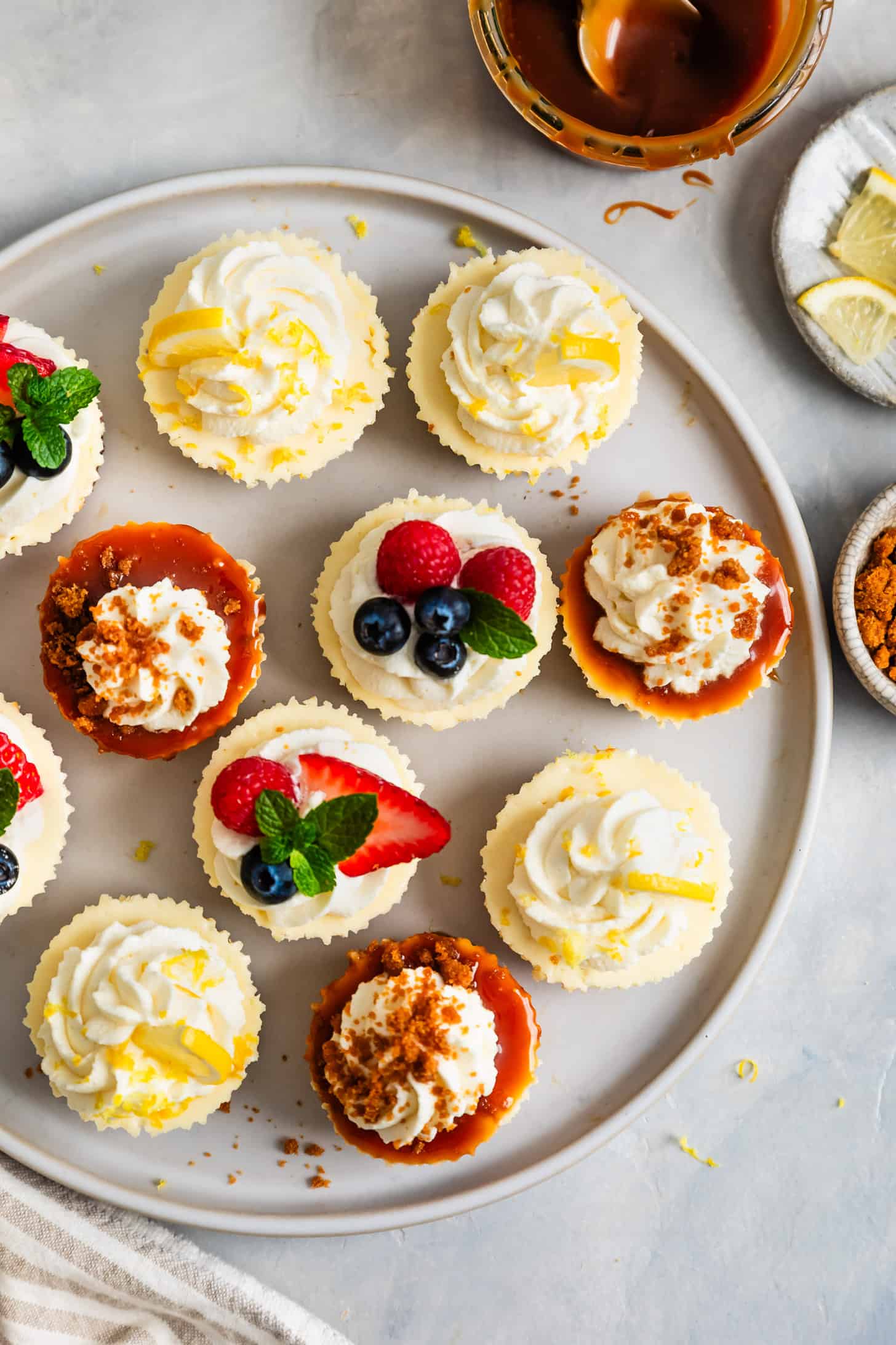 Mini Gluten-Free Cheesecake with Gingersnap Crust