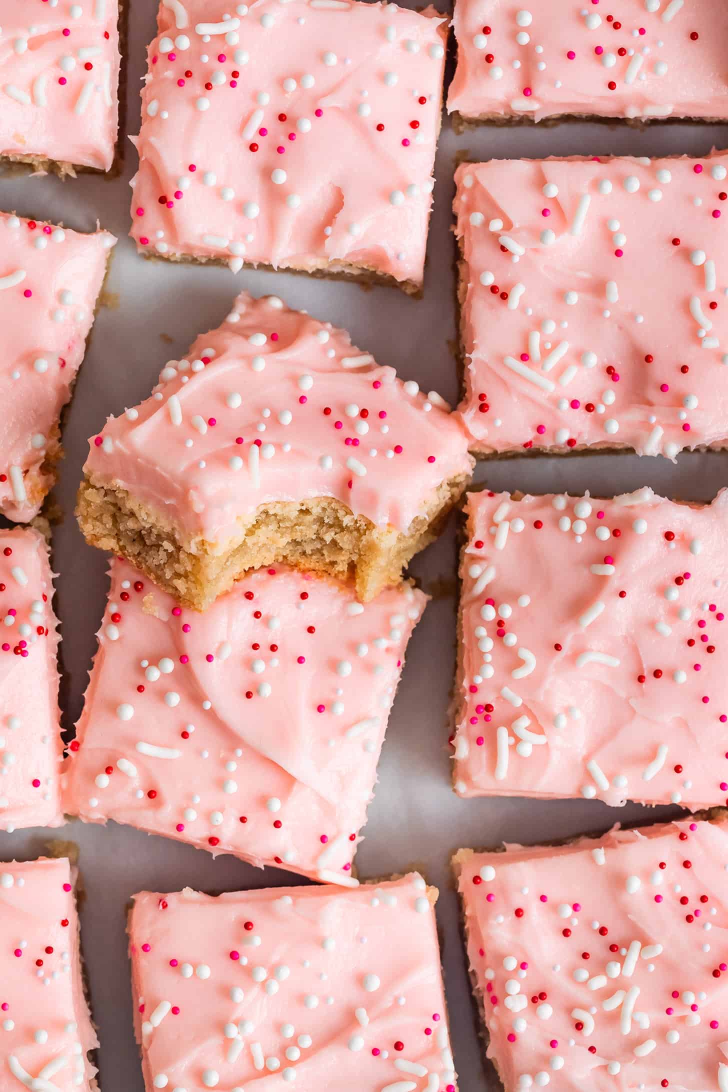 Frosted Gluten-Free Sugar Cookie Bars