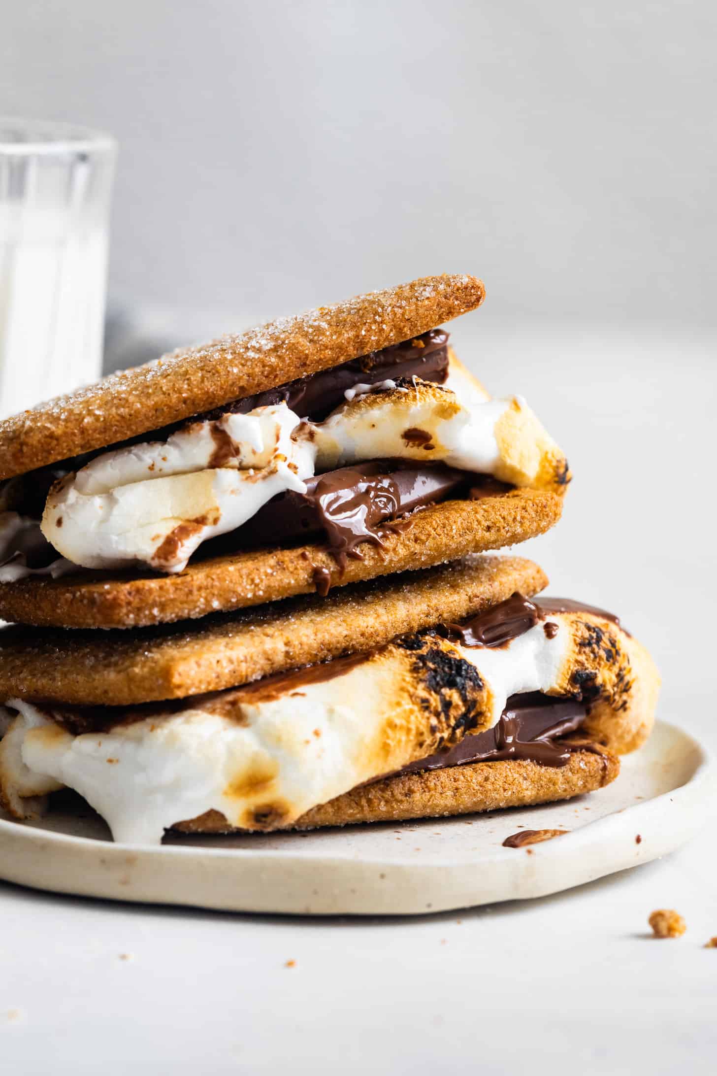 Gluten-Free S'mores with Homemade Graham Crackers