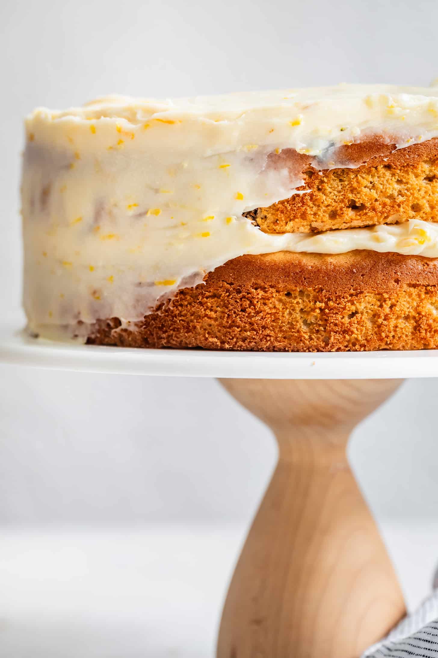 How to Frost a Gluten-Free Naked Cake