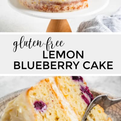 Gluten-Free Lemon Blueberry Cake