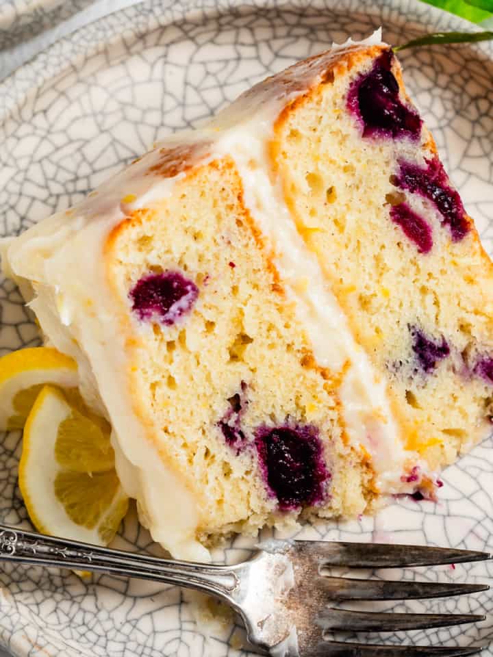 Gluten-Free Lemon Blueberry Cake