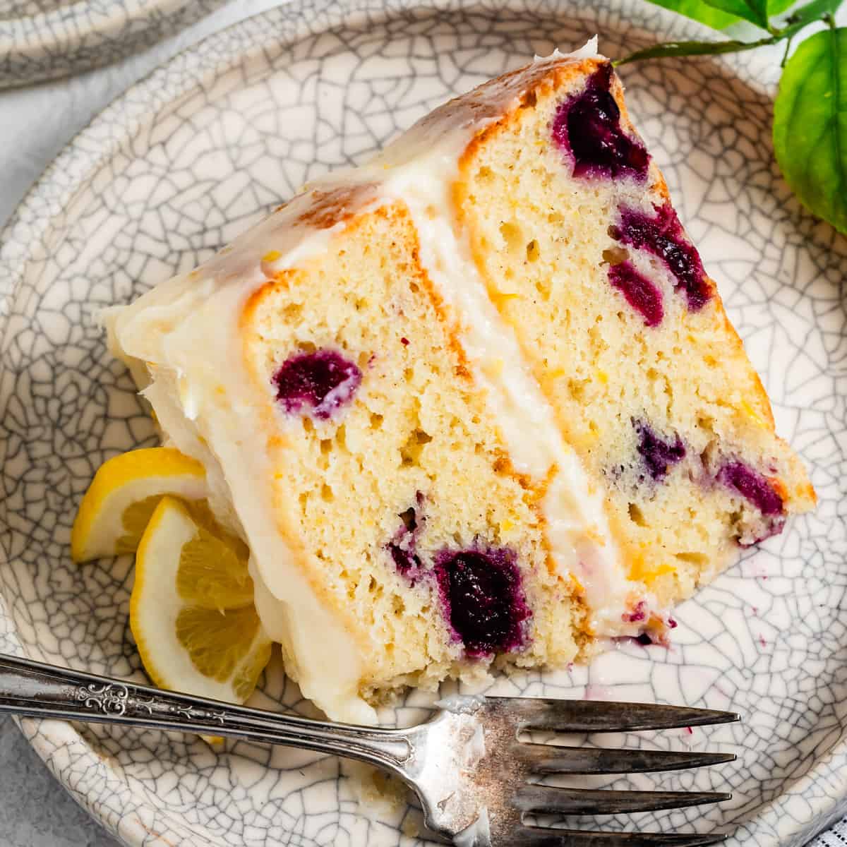 Gluten-Free Lemon Blueberry Cake