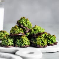 Gluten-Free Matcha Coconut Macaroon