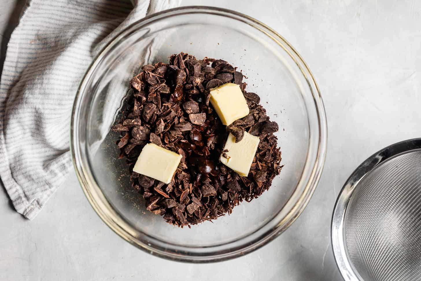 Chopped Chocolate for S'mores Pie