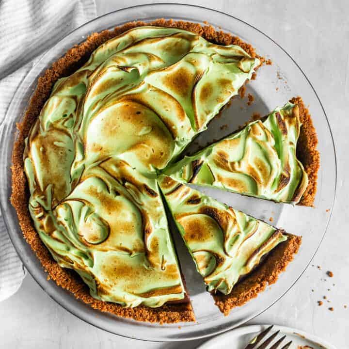 Gluten-Free Matcha S'mores Pie