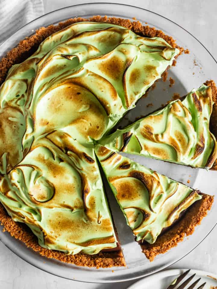 Gluten-Free Matcha S'mores Pie