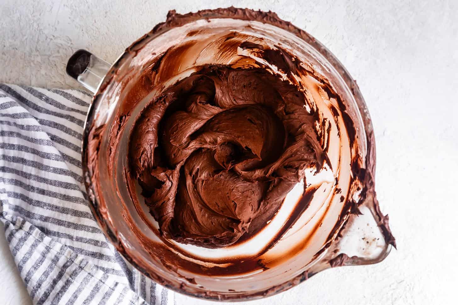 Chocolate Buttercream Frosting in Bowl