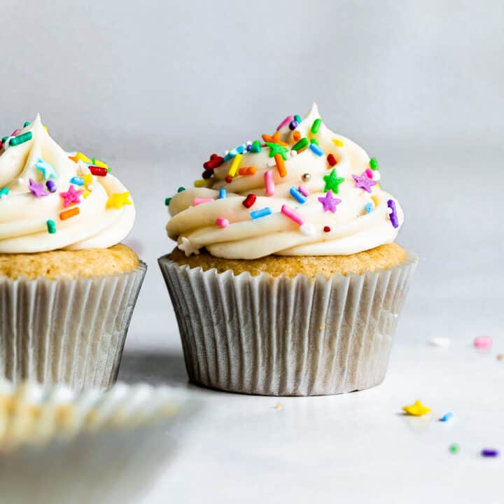 Gluten-Free Vanilla Cupcakes