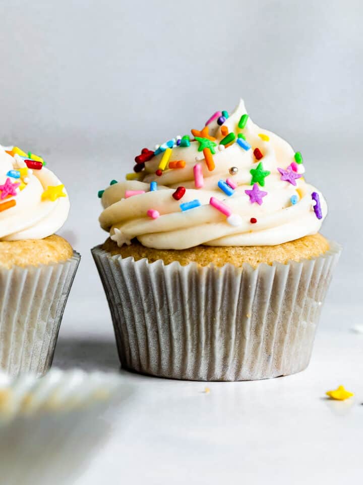 Gluten-Free Vanilla Cupcakes