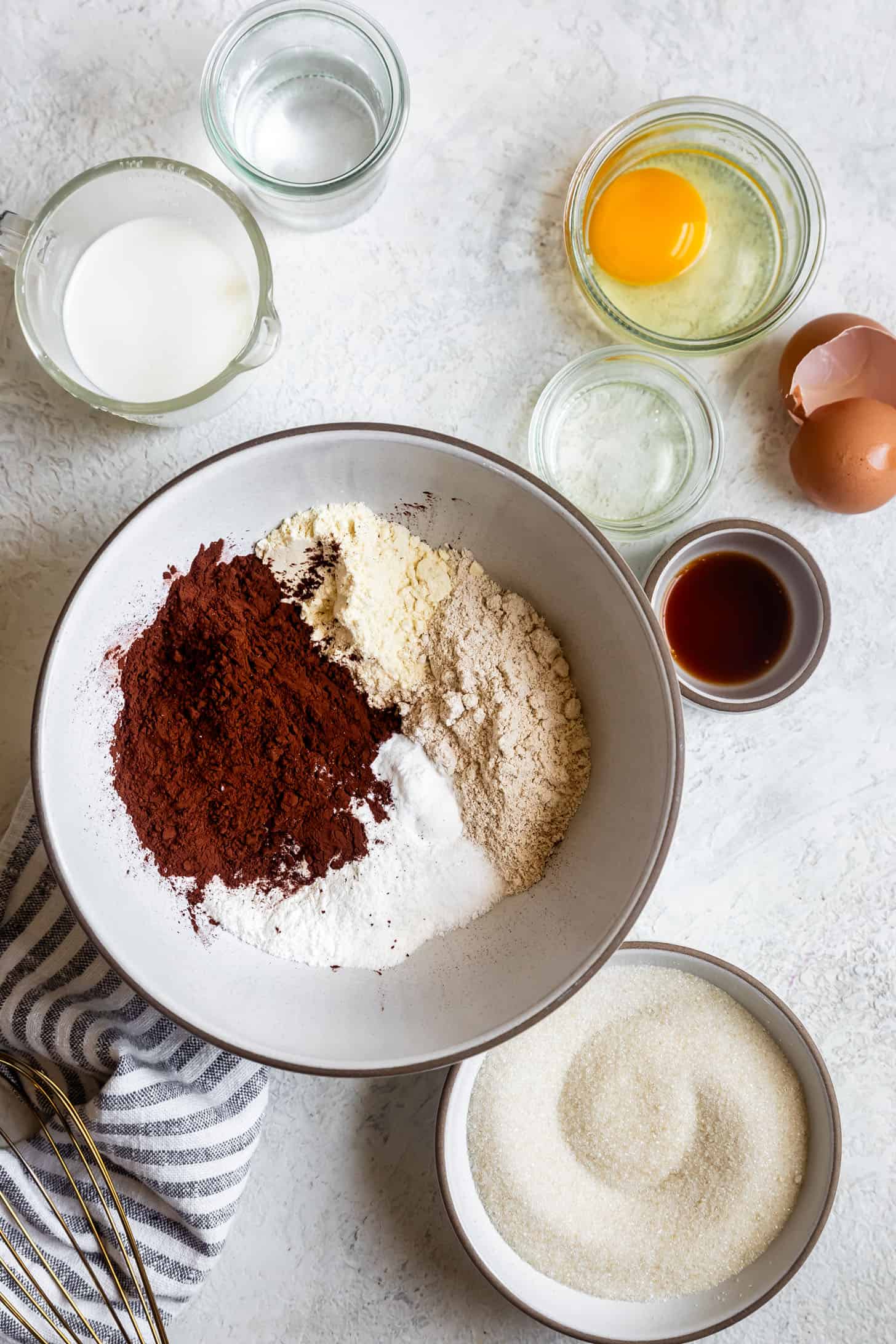 Ingredients for Gluten-Free Chocolate Cupcakes
