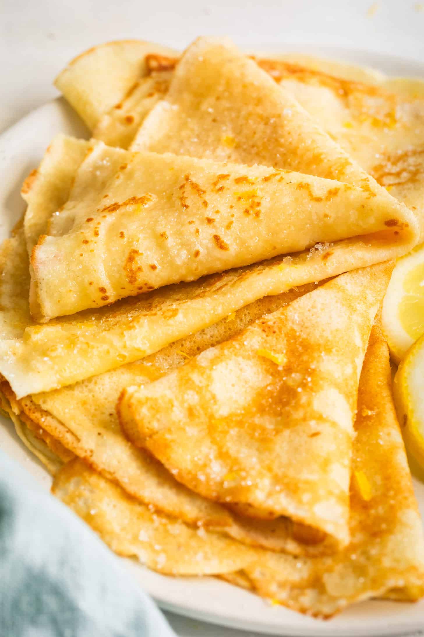 Gluten-Free Lemon Sugar Crepes