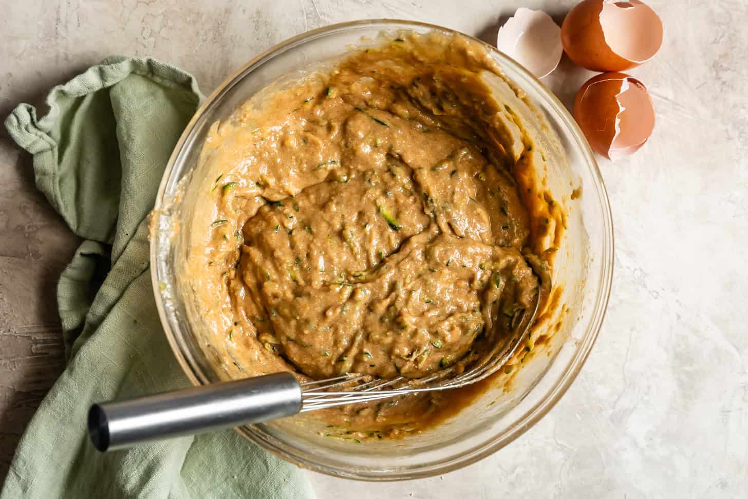 Gluten-Free Zucchini Bread Batter
