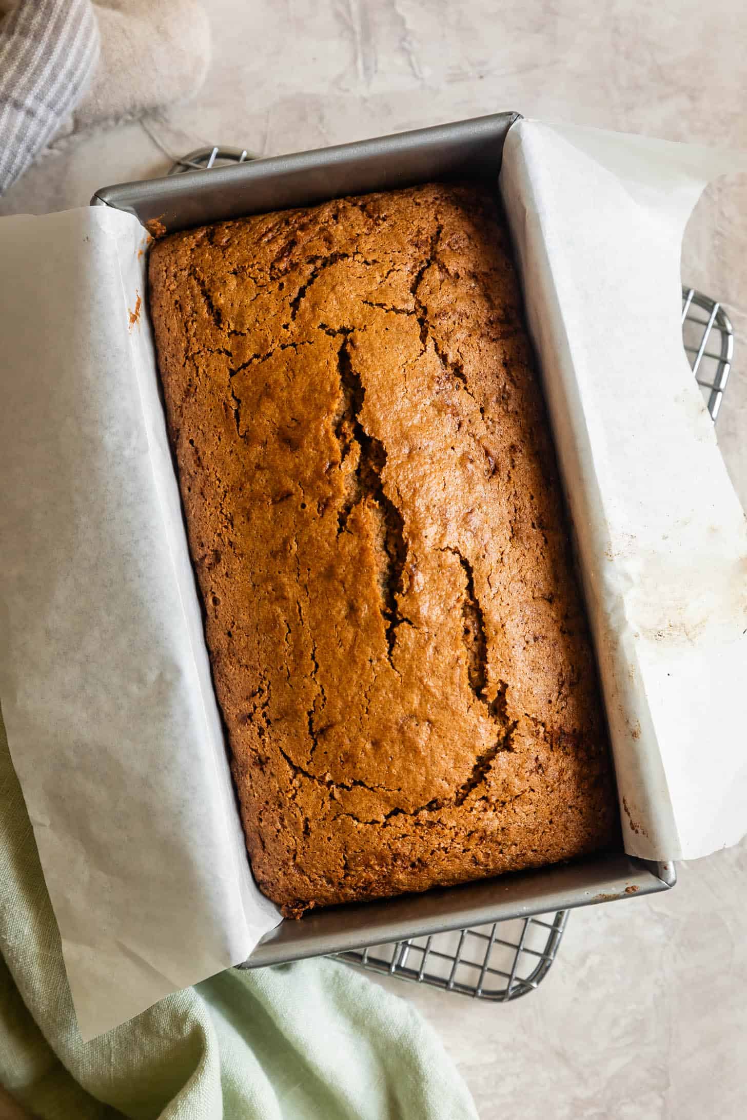 Baked Gluten-Free Zucchini Bread in Loaf Pan