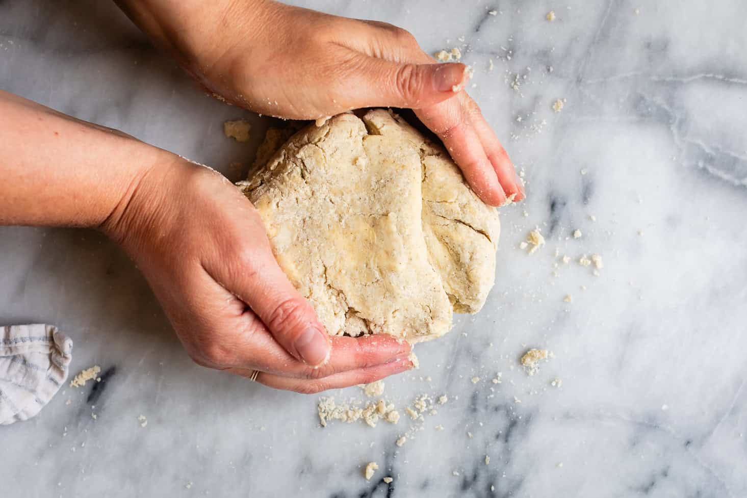 Forming a Disc Gluten-Free Pie Dough