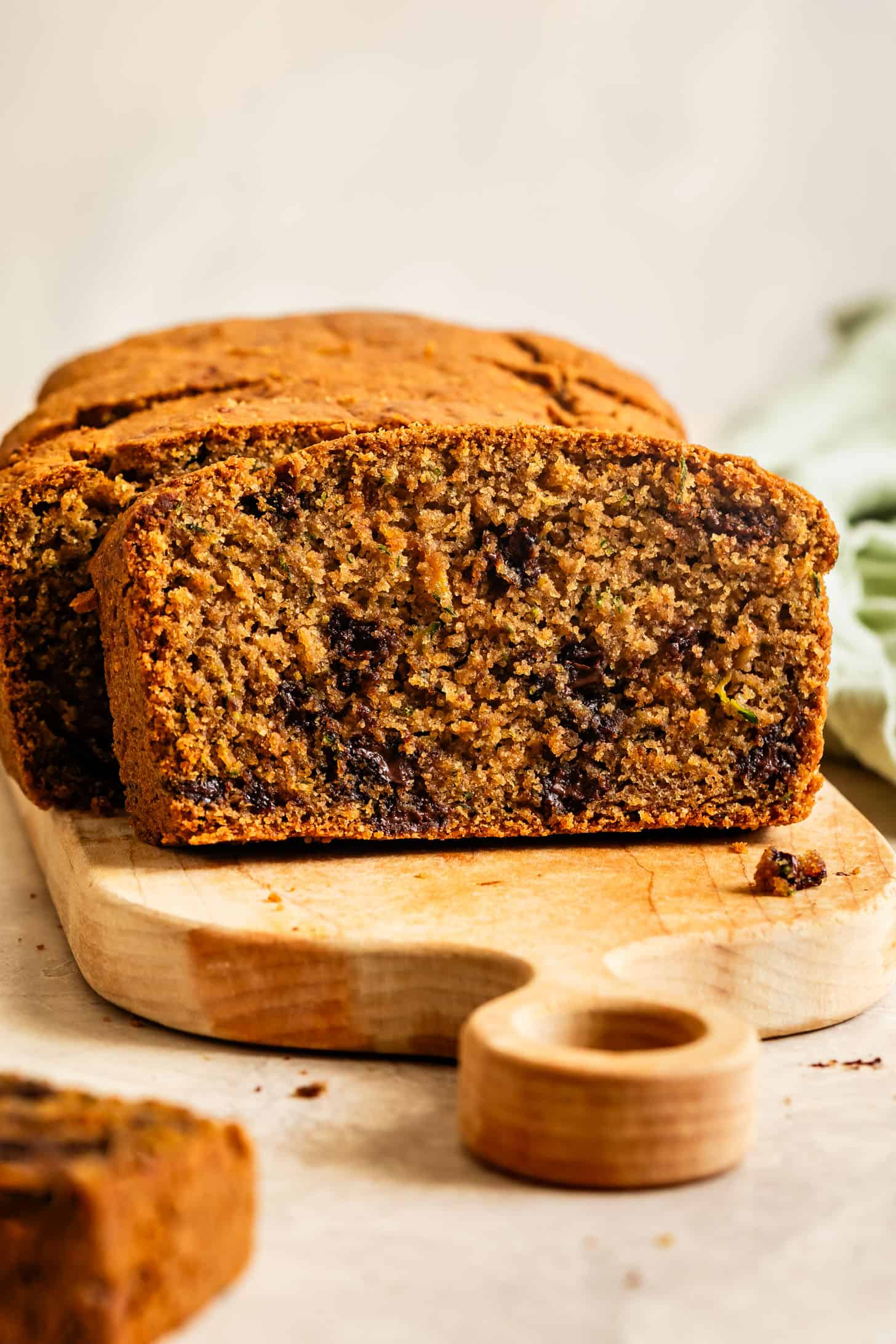 Gluten-Free Chocolate Chip Zucchini Bread Slices