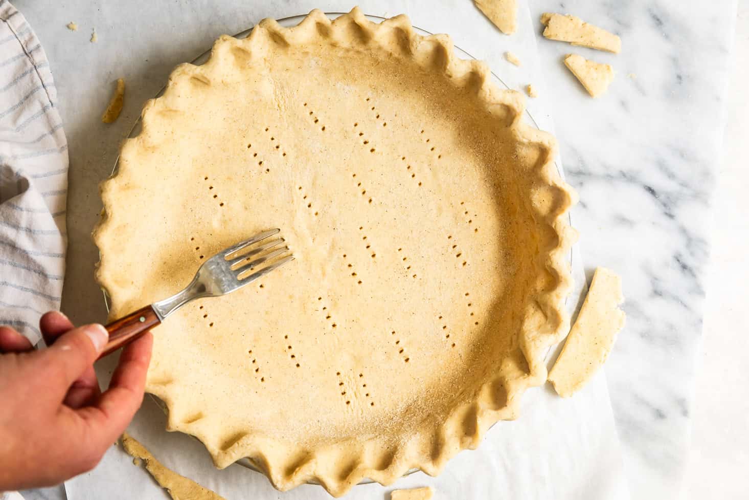 Docking Gluten-Free-Pie-Crust