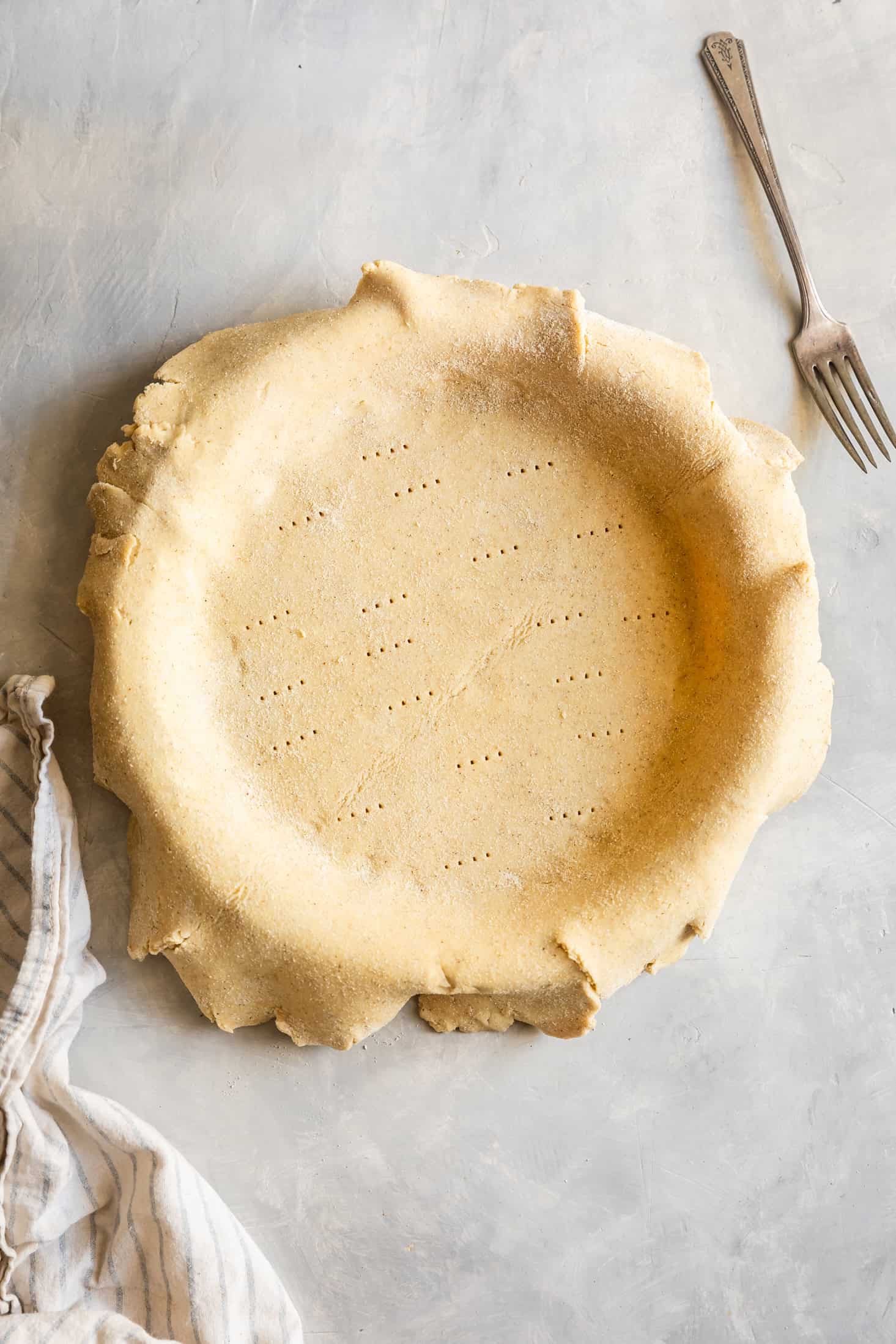 Preparing Gluten-Free Pie Crust for Lattice
