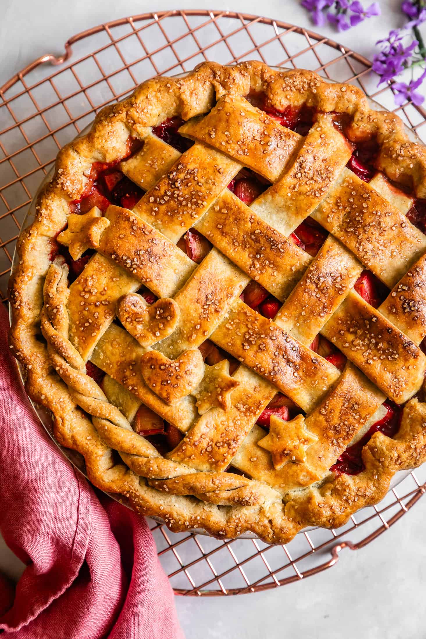 Baked Lattice-Topped Gluten-Free Pie Crust
