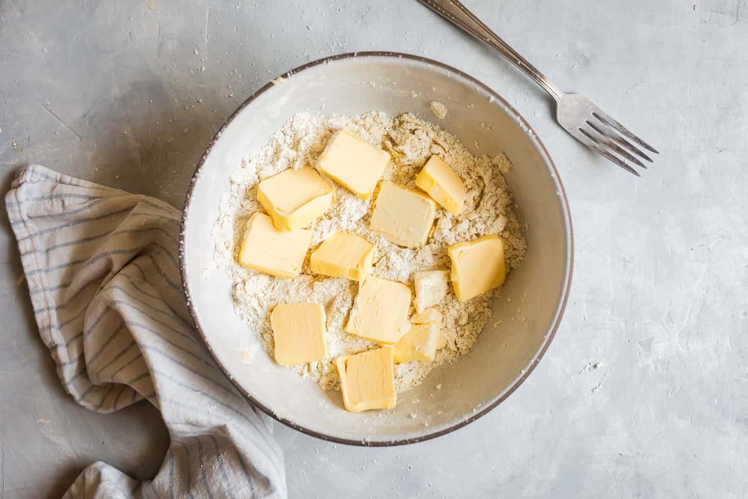 Adding Chilled Butter Slices to GF Pie Dough