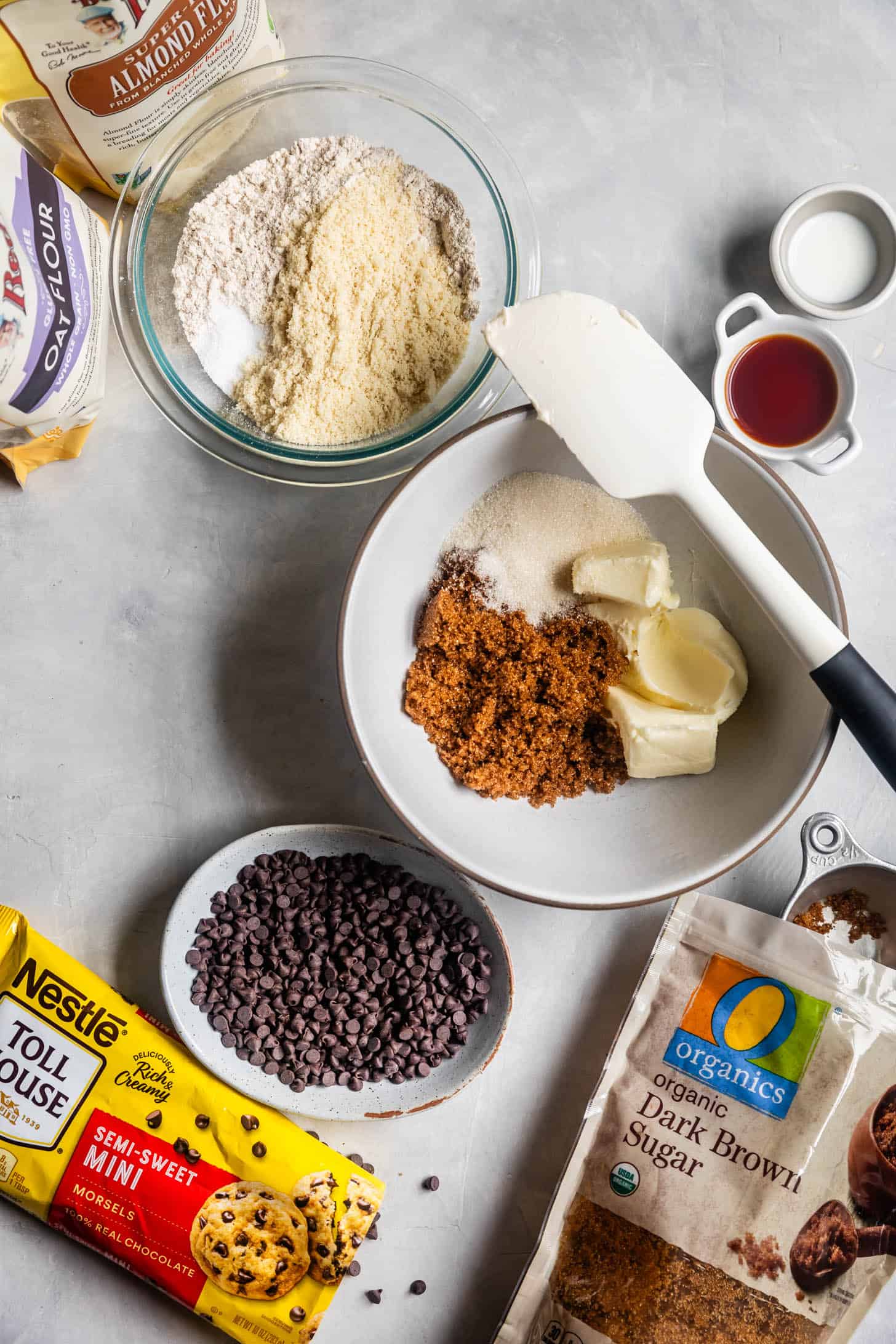 Gluten-Free Edible Cookie Dough Ingredients